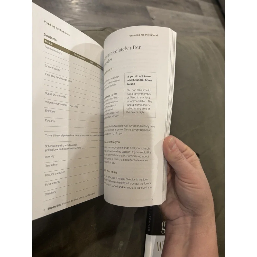 Step by Step:Your Guide to Making Practical Decisions When a Loved One Dies